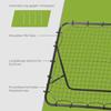 Rebounder Net, Practise Kickback Goal, for Teens, Adults Training - Black