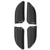 4pcs Carbon Fiber Style Inner Door Handle Bowl Cover Interior Door Bowl Trim Replacement for 3 Series E46 1998‑2004