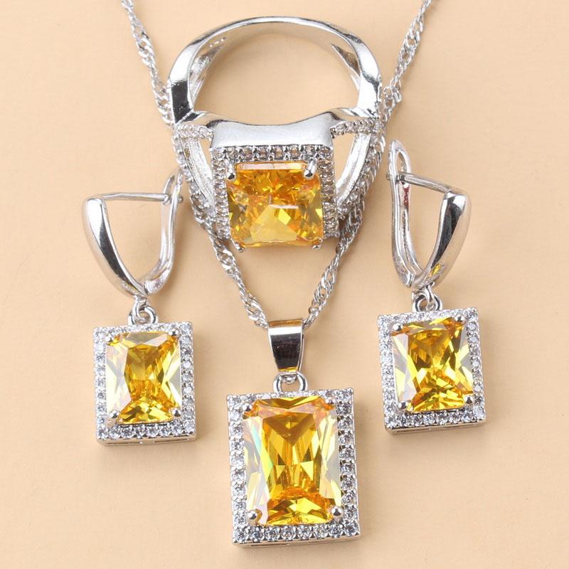 

Mark Lady Pink Zircon Earrings Fashion Jewelry Set Whole Sale Bracelet Bangle Necklace And Ring Sets For Women Gift 8