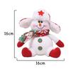 Classic Christmas Plush Hanging Ornaments Easy to Hang Cartoon Santa Snowman Elk Xmas Pendant for Christmas Party Favors Home