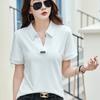 Cotton T-shirt Women's Short-sleeved New Summer Wear Korean Style Trendy Loose Versatile Round Neck Half-sleeved T-shirt Ins