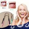 Stainless Steel Tongue Scraper Adult Portable Tongue Cleaner U-Shaped Oral Hygiene Care Tool Tongue Scraper For Fresh Breath