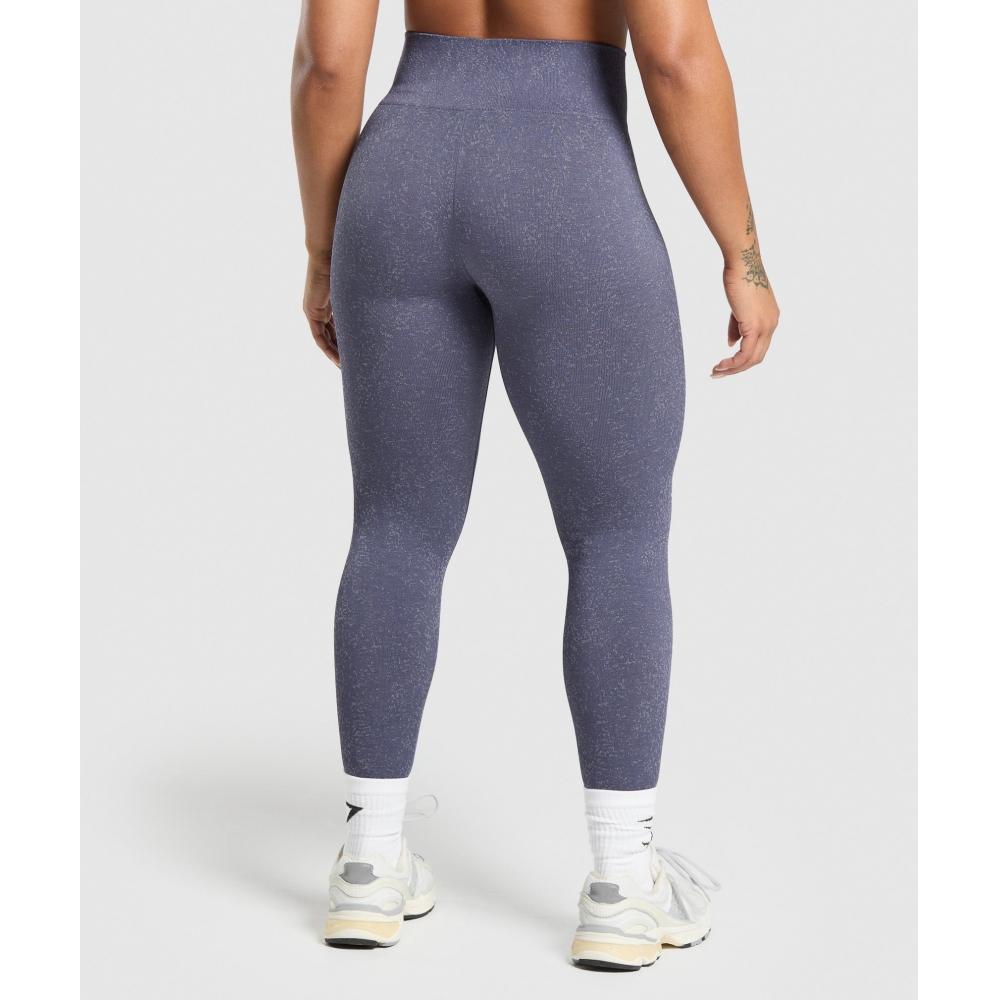 Gymshark Bezešvé legíny Adapt Fleck se zátěží, fialové, metalické, fialové B2a1b Pb8x