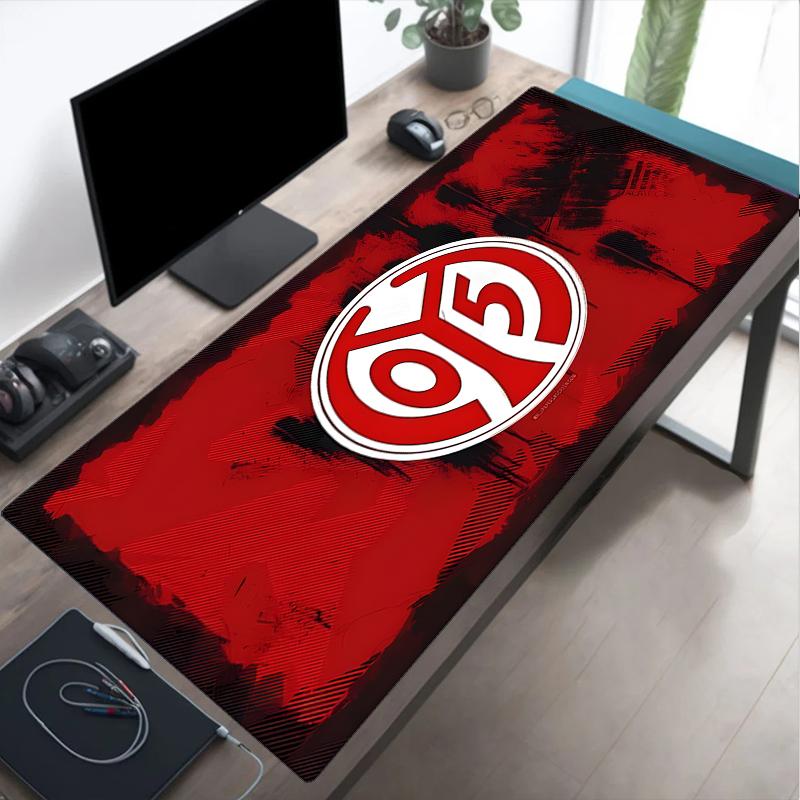 Mainz Fußball Wappen Mauspads, Gaming Mauspads, Tastaturpads, Schreibtischdekoration für Computer Notebook Fan Geschenk Geburtstagsgeschenk