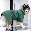 Pet Product Absorbent Dog Bathrobe Adjustable Soft Fiber Dog Bath Towel Quick Drying Pet Drying Coat Large Small Dogs