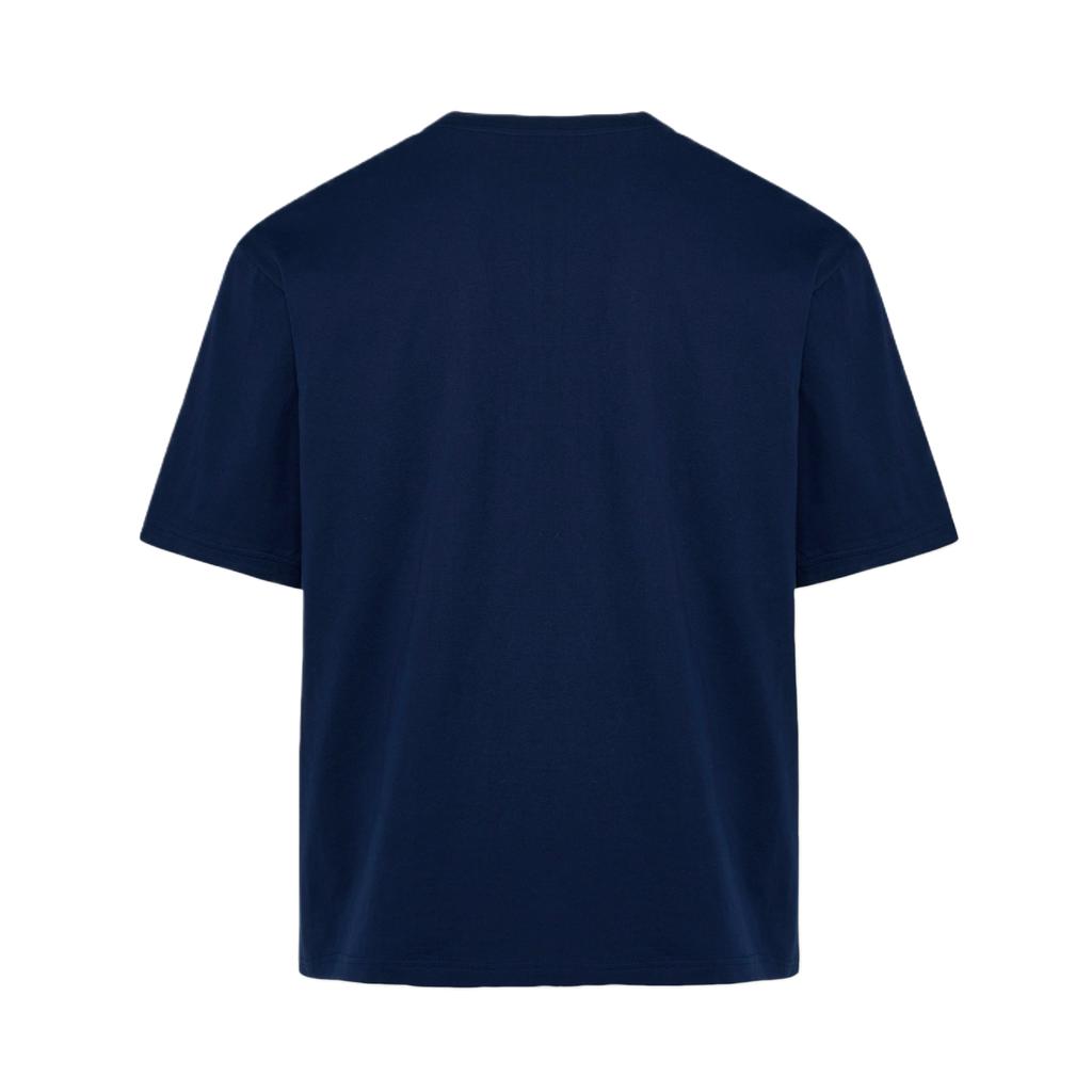 Adidas T Shirts Unisex College Navy Crew Neck KX0515