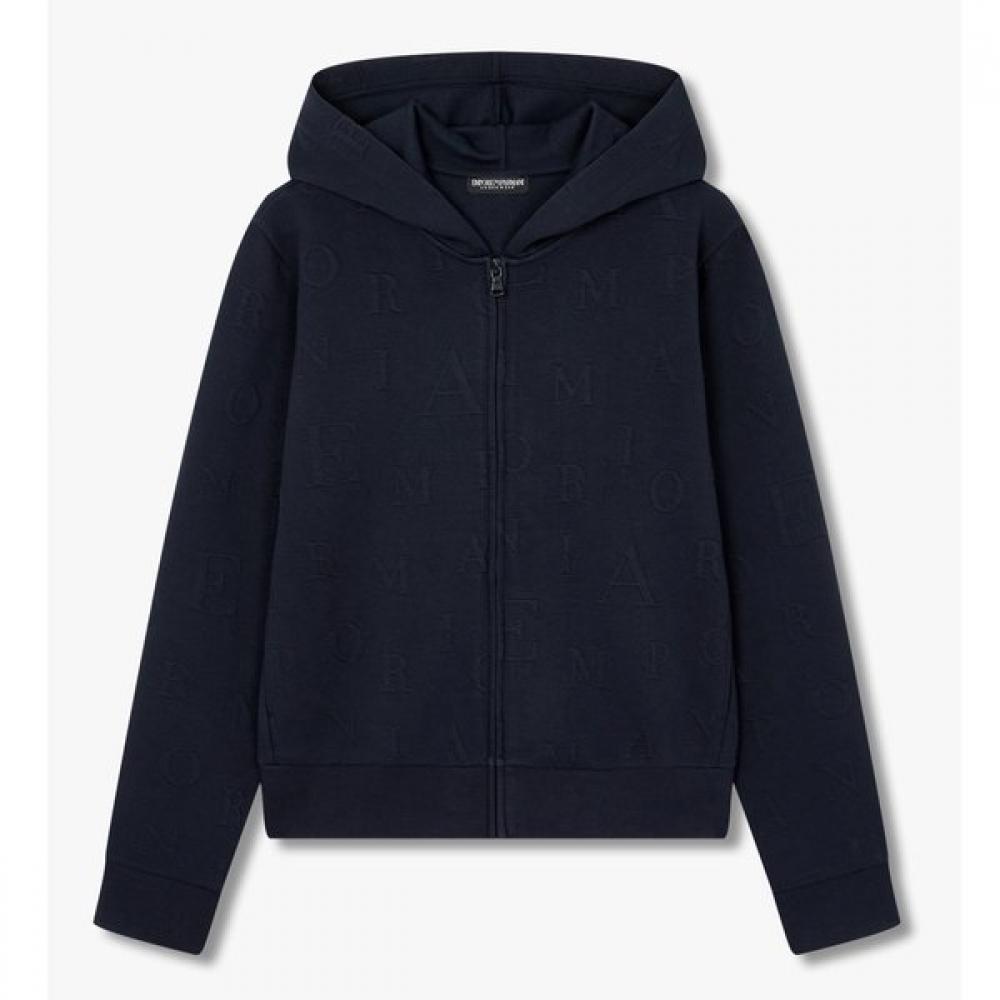 Emporio Armani Women S emboSSed Logo Zip Up Hoodie 0825338504 M 14900₽