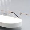 Brand Prescription Glasses Anti Blue Light Reading Glasses Men High Quality Small Square Titanium Eyeglasses Sight Plus Lenses
