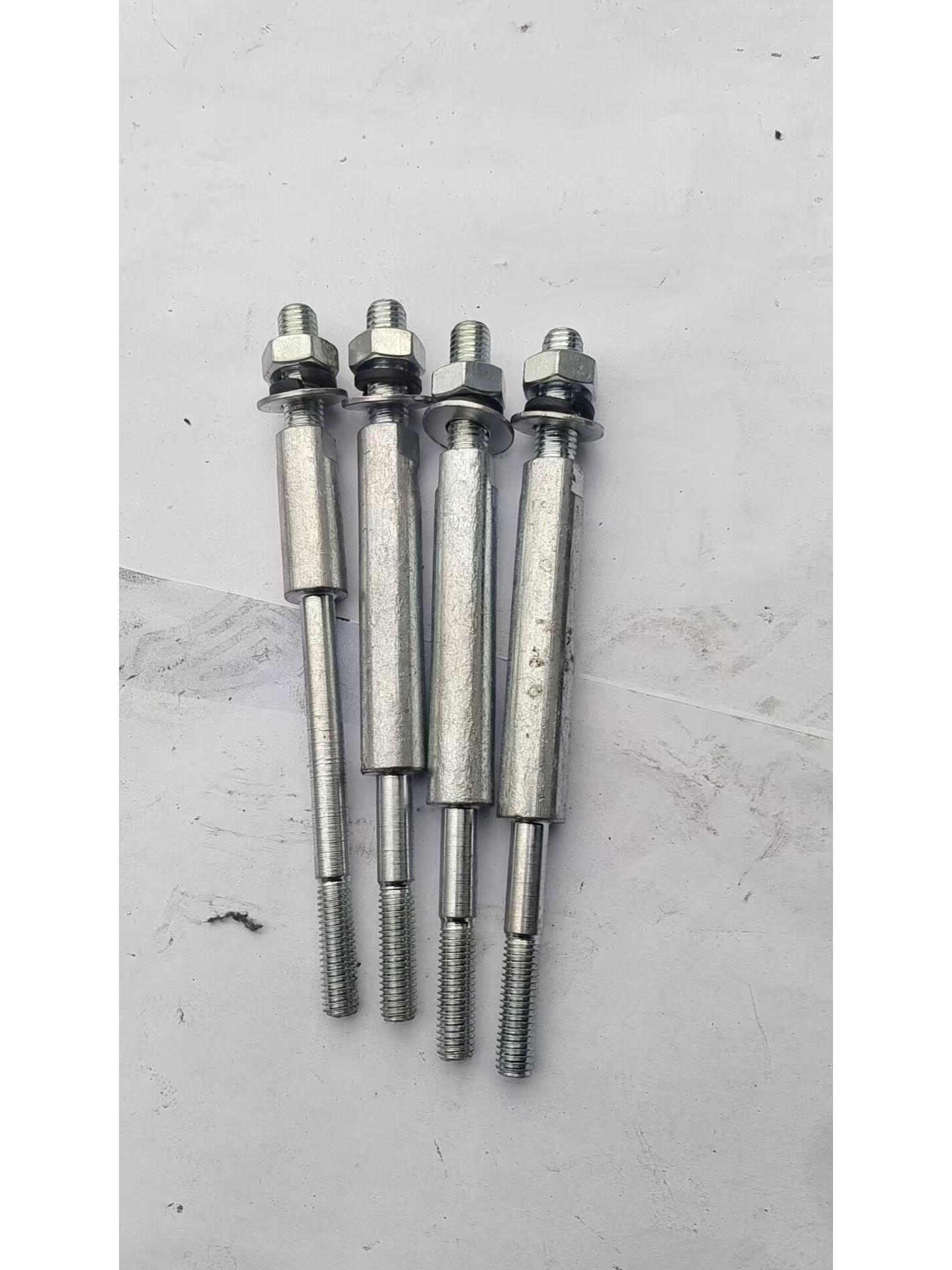 Diesel Engine Hand Crank Screw Rod & Carrier Nut Set
