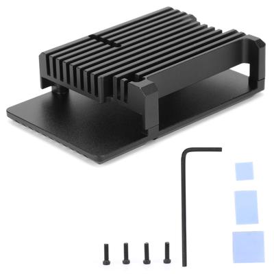 Custodia in lega di alluminio per raffreddamento Dissipatore di calore passivo in metallo per Raspberry Pi 4 B Accessorio per computer