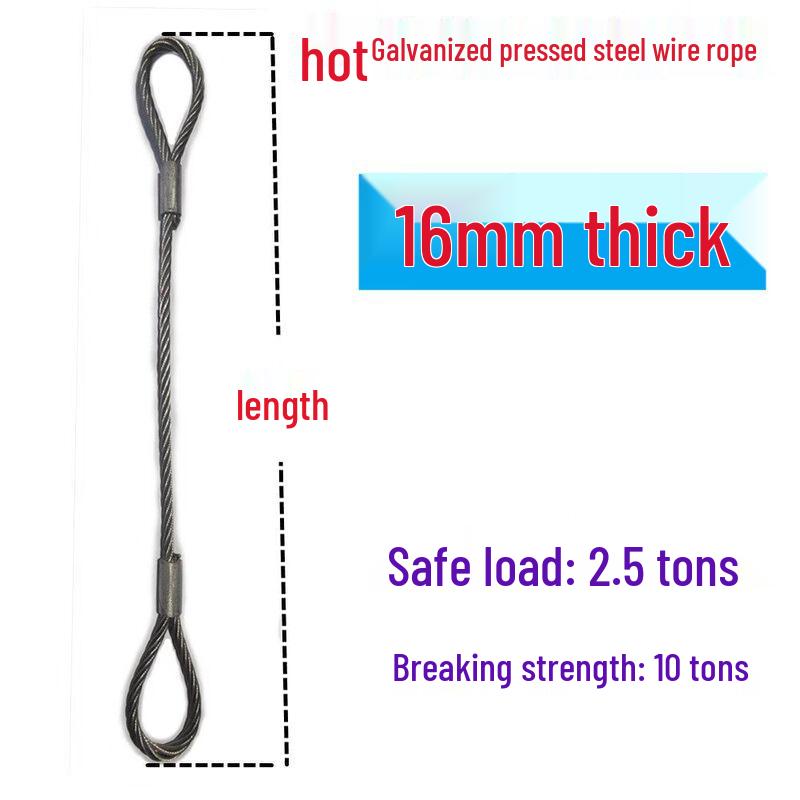 Hot-Dip Galvanized Stainless Steel Wire Rope Sling