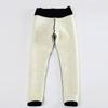 Große Größen Damen Winter Warm Fleecegefütterte Leggings Dicke Samtstrumpfhose Thermohose Schwarze Übergroße Leggings