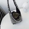 Designer Geometrische Schultertasche Für Damen Top Marke Handtasche Luxus Glänzender Nieten Handgefertigt Abend-Clutch Tasche Mode Party Portemonnaie