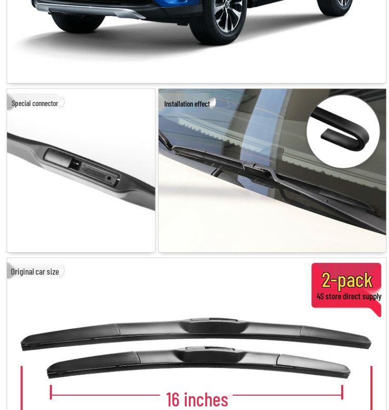 Toyota RAV4 Wiper Blades for 2009-2013, 2015-2021 Models