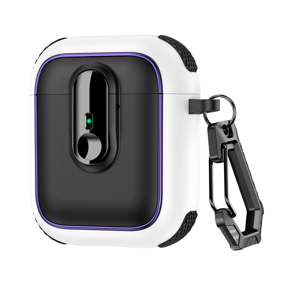 Kopfhörerhülle Für Apple AirPods mit Ladecase (2016)/(2019)/AirPods mit kabellosem Ladecase (2019) TPU + PC Hülle