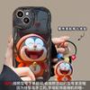 Applicable to Apple 15 mobile phone case iPhone17promax couple cute jingle cat pendant 13/12 silicone 16