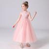 Girls Princess Puffy Lace Flower Girl Party Performance Dress