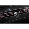 Cover Trim Middle Console Button 2016- Red Aluminum 2X For Benz E-Class W213