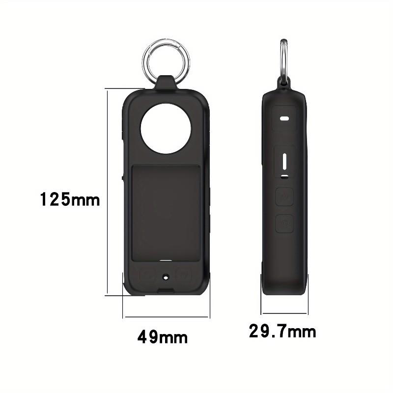 3Pcs Screen Protector Film+ 1Pcs Silicone Shell for Insta360 X5/X4/X3 Protector Anti-scratch