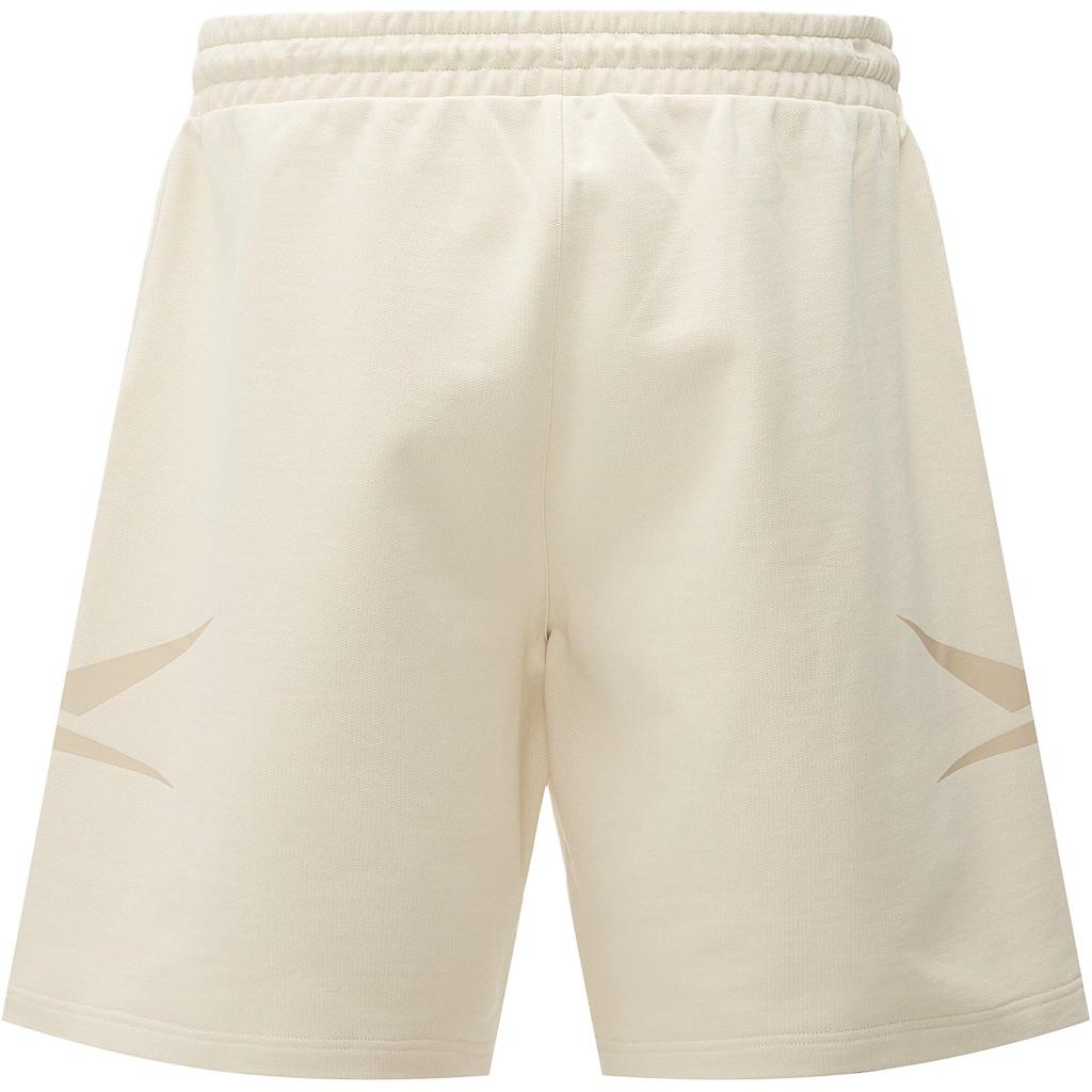 Reebok Logo Print Knit Casual Shorts Unisex shorts Beige 24SRC603UGM0