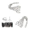 Punching Bag Hanger Connecting Hook Chain Stainless Steel Swivels Chain with Hook for Heavy Bag, Gym Swing, and Hammock