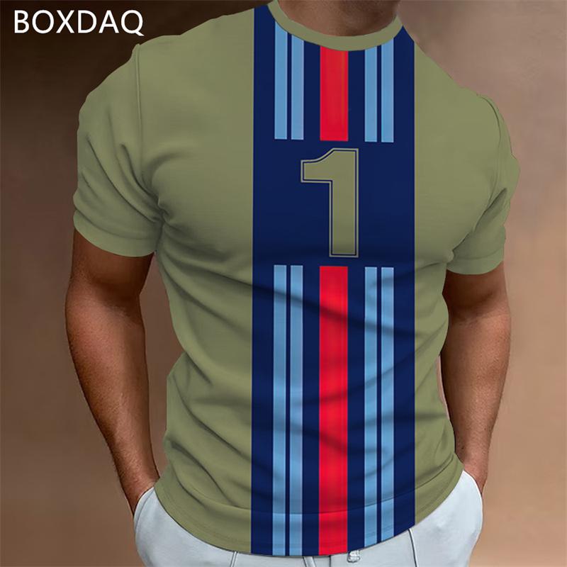 Мужская футболка с короткими рукавами и круглым вырезом — фото 14