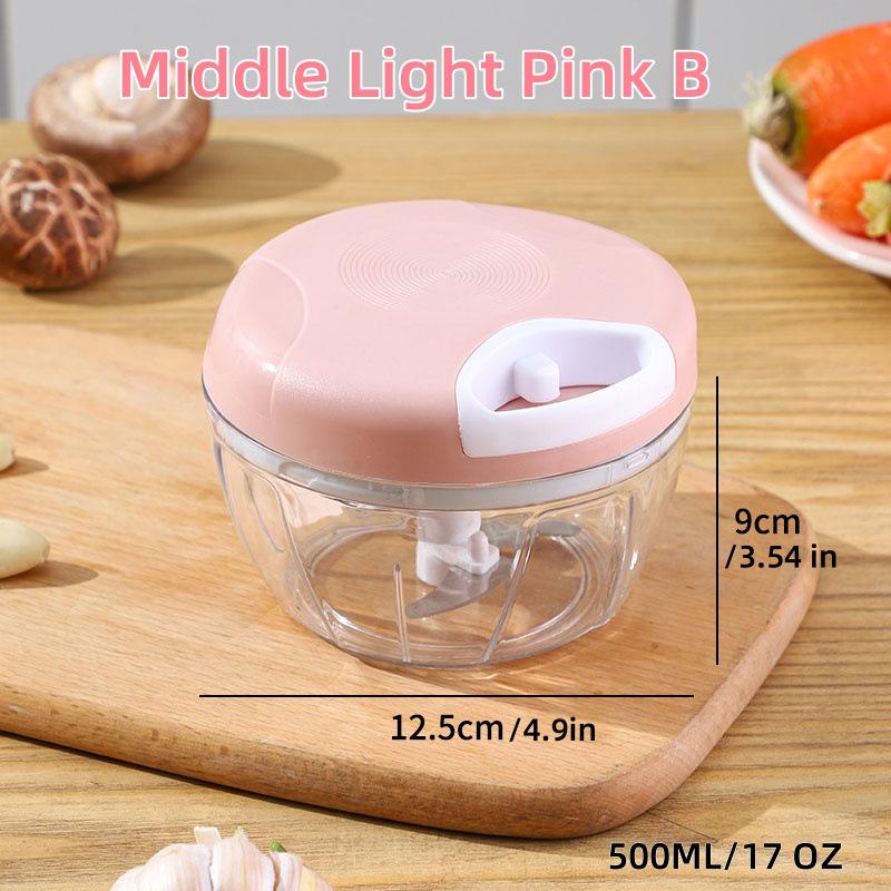 Manual Kitchen Garlic Press & Chopper - Ginger Mincer & Meat Grinder Combo