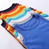 Camiseta Colete de Algodão Infantil para Verão para Meninos Meninas Crianças Tops Sem Mangas Roupa para Bebês Meninos Meninas de 1 a 12 Anos