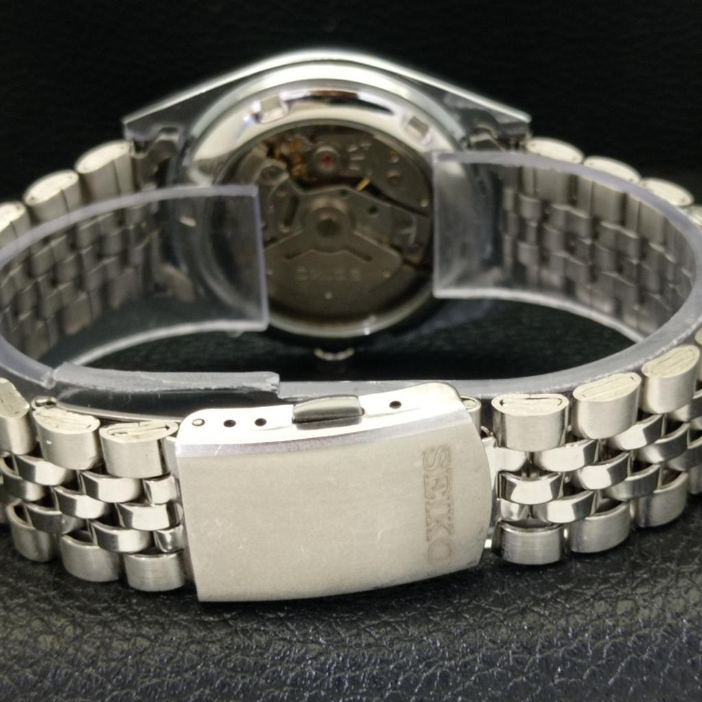 JAPAN SEIKO 5 AUTOMATIC MENS 6309A REFURBISHED BLACK COLOR DIAL WATCH a440327-9 Sk-a440327-1