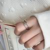 Adjustable Knot Design Open Ring – Versatile, Simple, Neutral for Everyday Wear