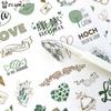 230 pezzi 8 Fogli Tema Matrimonio Scrapbooking Fai da te Adesivi Decorazioni Trasparenti Per Libro degli Ospiti Diario Personale Adesivi per Arti e Mestieri