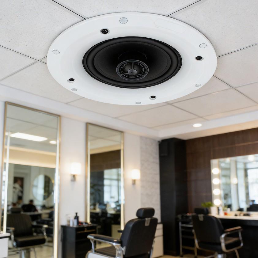 Tianlai A503 Bluetooth Ceiling Speaker, 2x30W, Plug & Play, Ideal for Home or Shop.