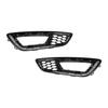 2PCS Front Bumper Fog Light Lamp Cover Bezel Grille Fit Ford Focus 2015-2018