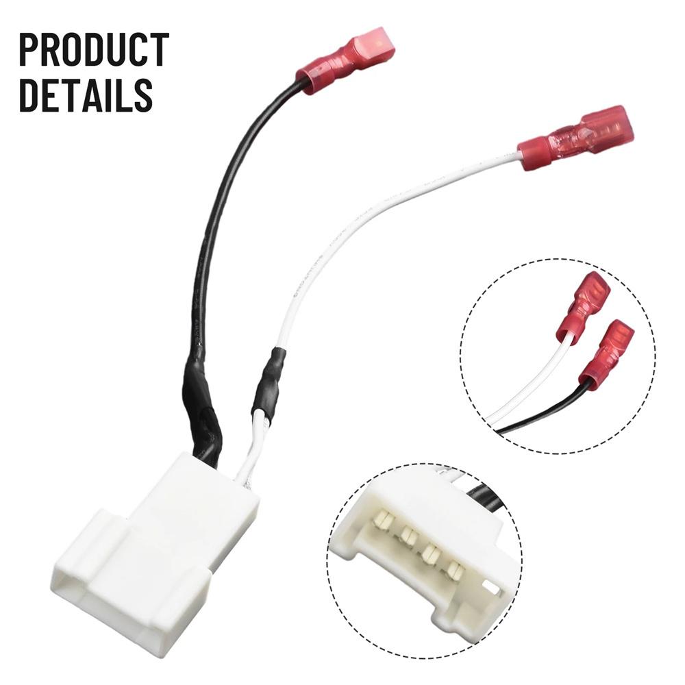 2x For Toyota Tacoma Subaru Tweeter Harness Adapter 4Pin Dash Front Speaker Wire