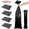 100Pcs 91cm Espresso Knock Box Garbage Bags Thickened Coffee Grounds Bags Large Trash Bags  Office
