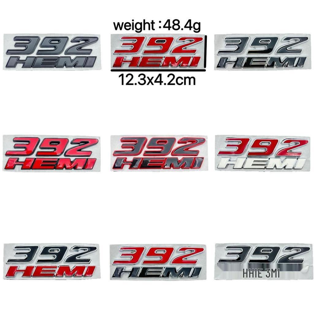 Dodge RAM 392 HEMI Pickup Truck Emblem Decal Sticker for RAM 1500/2500