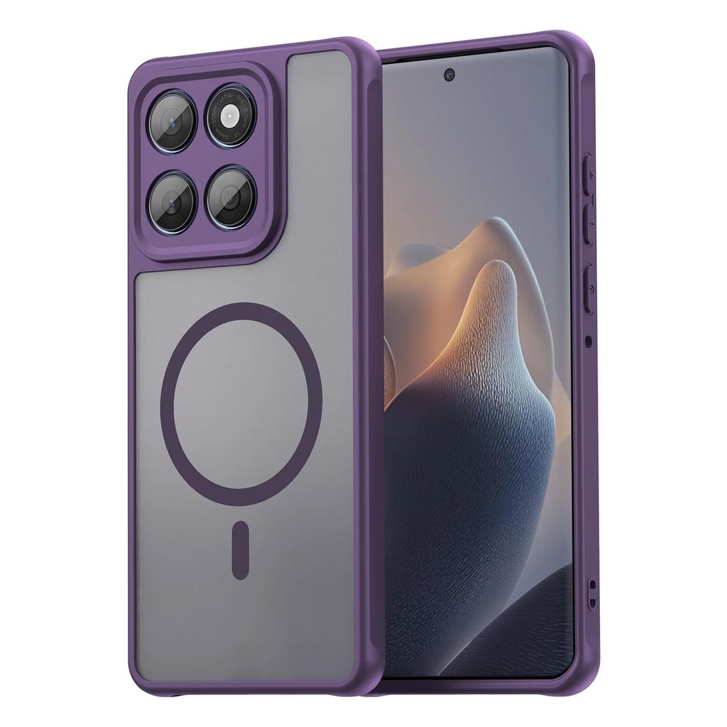 Etui do Motorola Edge 60 Fusion Pokrowiec Magsafe Dla Moto Edge 60 Pro Matowe Przezroczyste Magnetyczne Bezprzewodowe Ładowanie Odporne na Wstrząsy Funda