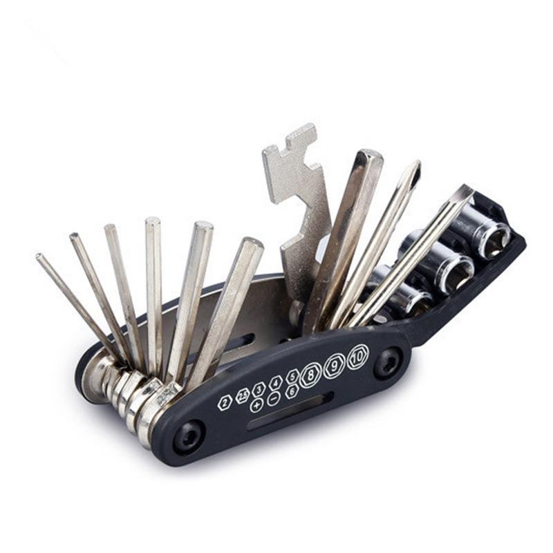 

Multi-Function Bicycle Repair Kit: Hex Wrench, Air Pump, Mountain Bike Tools & Accessories