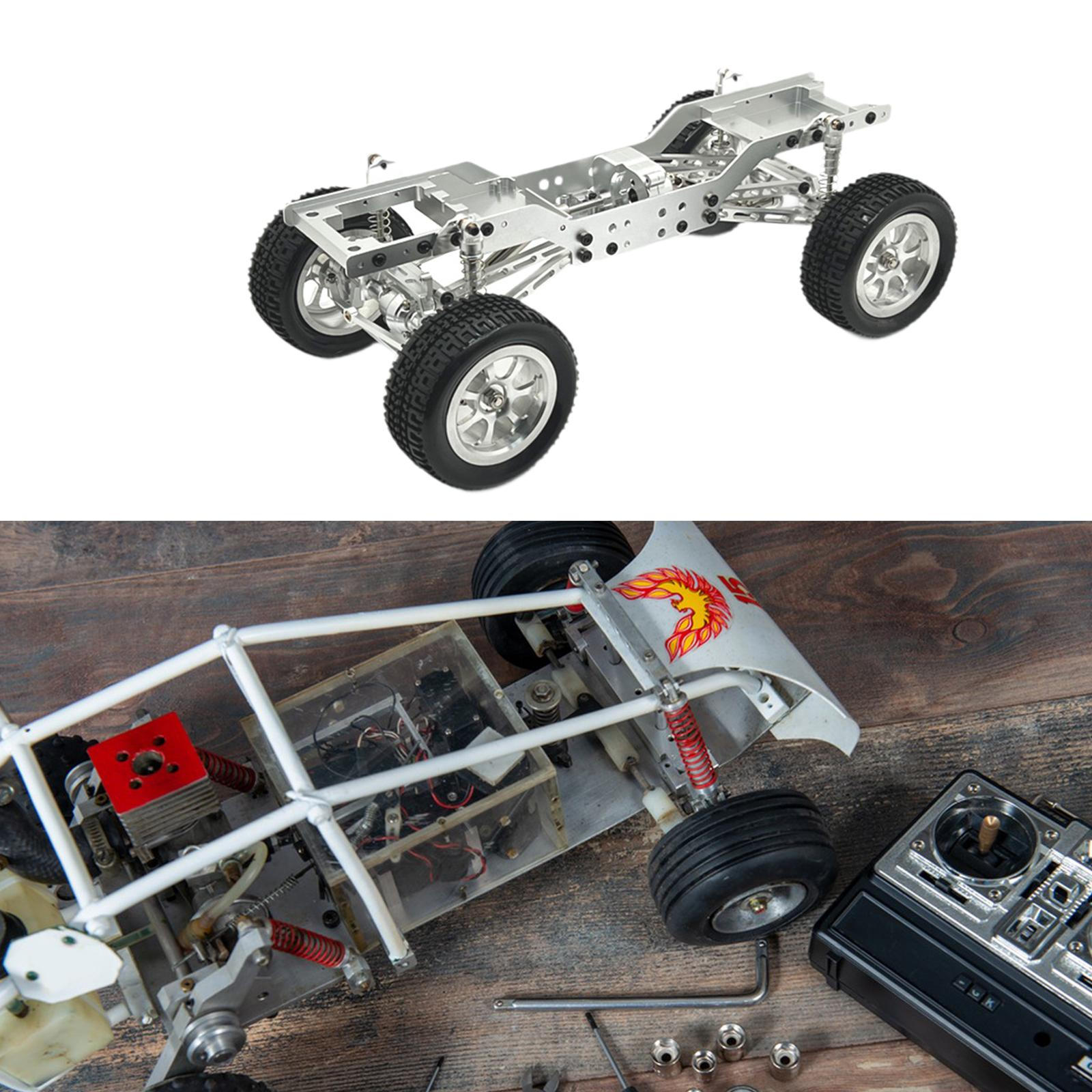 

Комплект рами 1/12 4WD, металеве кузовне шасі DIY для заміни деталей для моделі автомобіля MN168 вантажівки Argent