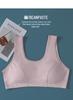 Women's Cotton Vest-Style Bra for Middle-Aged & Elderly: Lightweight Summer T-Shirt Underwear