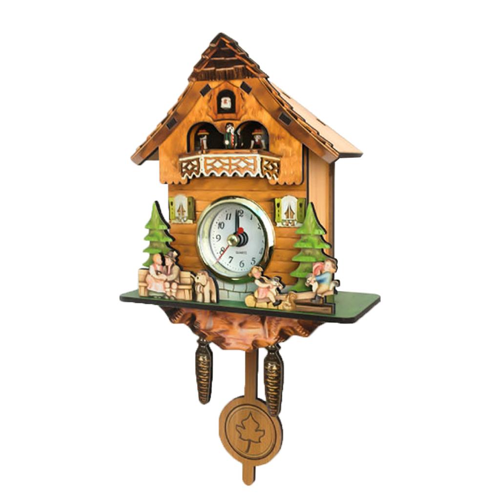 Carved Cuckoo Wall Clock Pendulum
