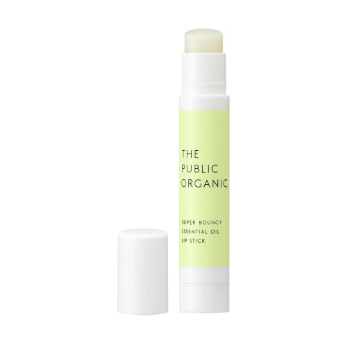 

The Public Organic Essential Oil Moisturizing Lip [Super Bouncing] 100% натуральный [цитрусово-цветочный аромат] бальзам для губ с маслом ши, сделано в Японии, 3,3 г
