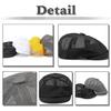 Full Mesh Octagonal Hat for Men and CZA242 [White Fang] Cap, Simple, Stylish, Women, (white)
