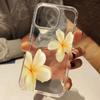 Fresh Summer Yellow Floral Pattern Clear Phone Case For iPhone 17 Air 11 12 13 14 15 16 Pro Max Plus XS X XR Silicone Soft Cover