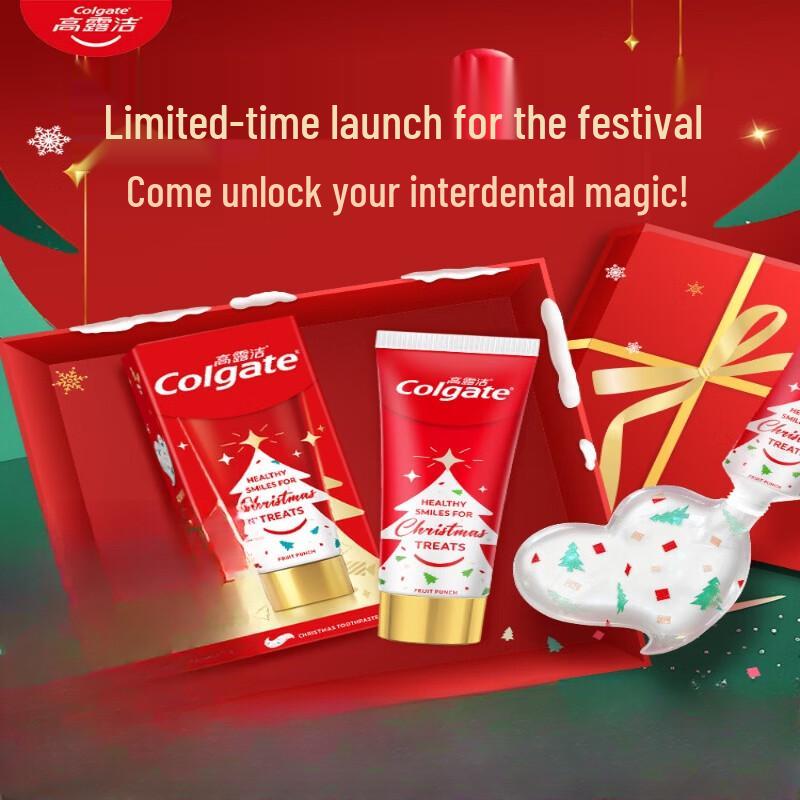 Colgate Weihnachts-Glitzer Erfrischende Zahnpasta