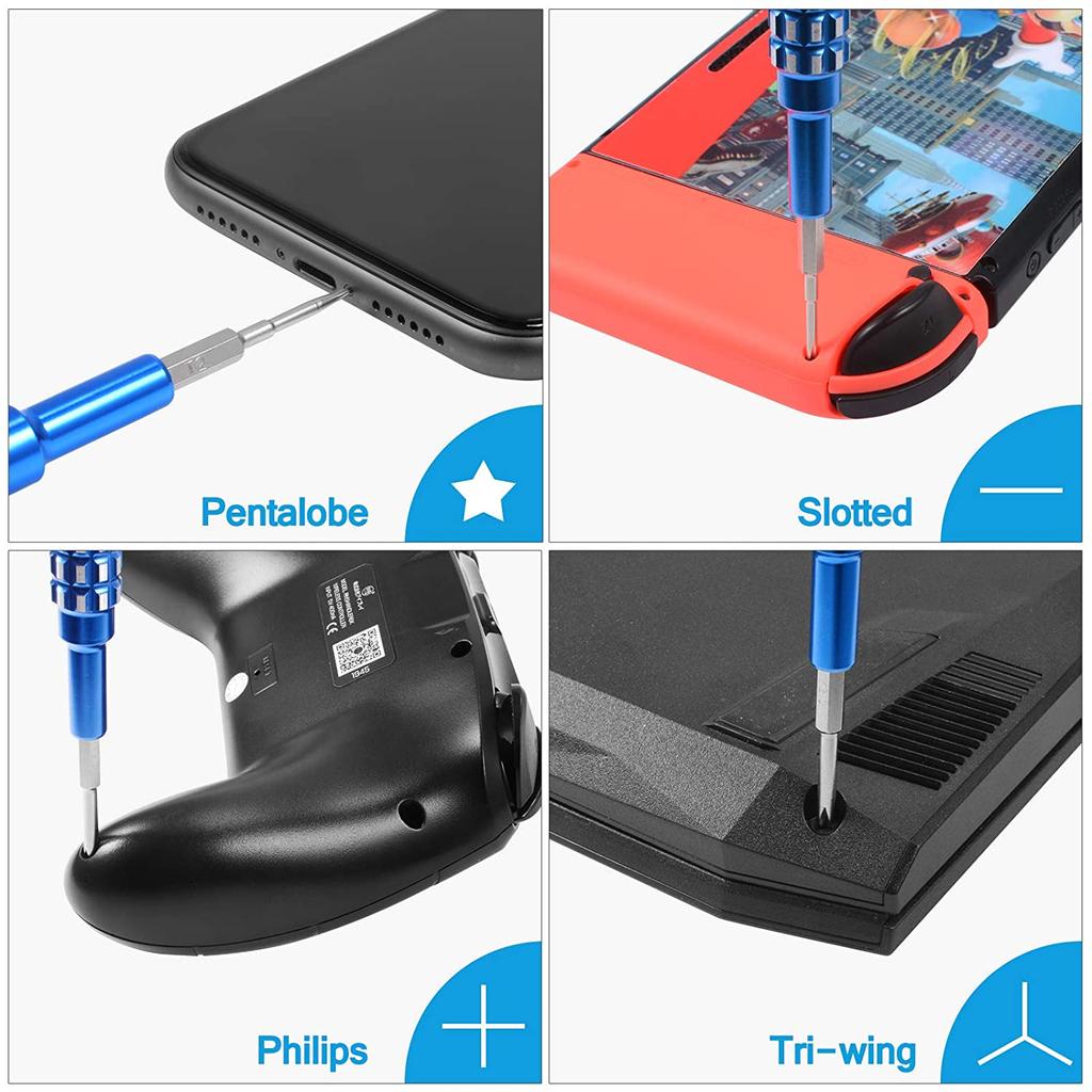 55-i-1 Skruvmaskin Samling Skruvdragare Bits Set Multifunktion Precision Mobiltelefon Reparation Enheter Handverktyg