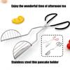 Functional 430 Nonrust Steel Clamp Tortillas Grip Tool Perfect For Shaping Tacos Quesadillas And Handmade Creation