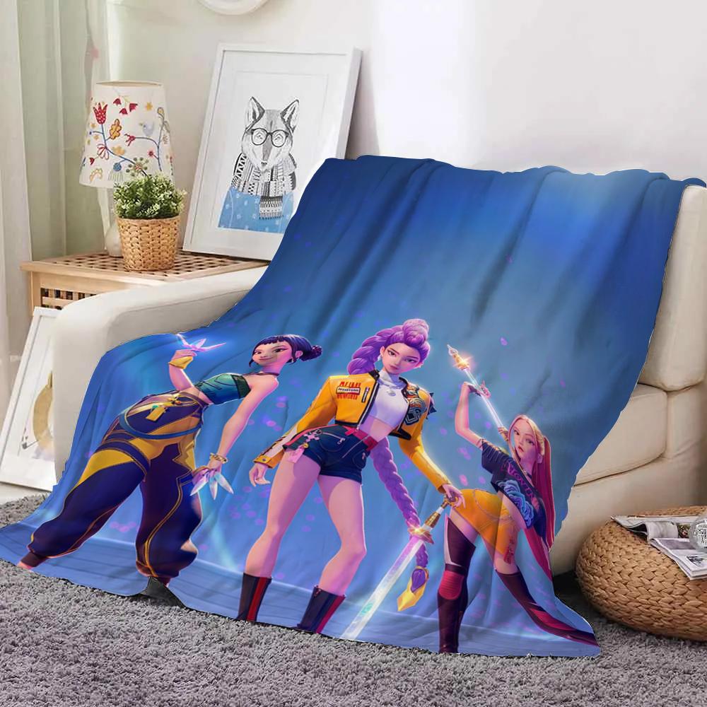 KPop Demon Hunters Symphony animation on the blanket: the intertwined beauty of characters and scenes keeps warm and warm