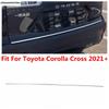 Heckklappe Türleiste Dekoration Abdeckung Zierleiste Edelstahl Zubehör Außen Für Toyota Corolla Cross XG10 - 2025