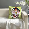 Kwaii Anime BBuldak RRameSn Kissenbezug Natürlicher Leinen Bio-Stoff Doppelseitiger Druck Sofa Heimdeko Kissenbezug